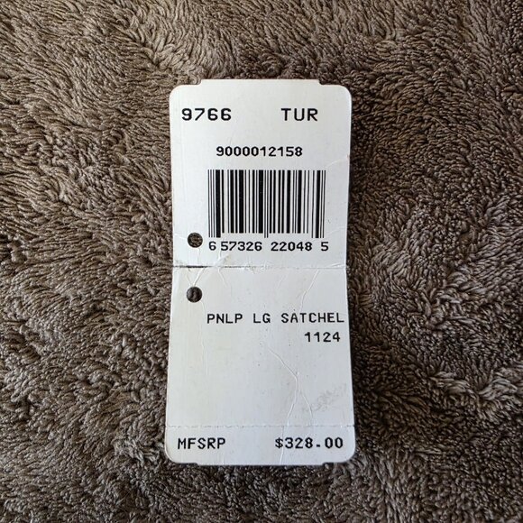 Coach Penelope 9766 Blue Leather Satchel Shoulder Bag Authenticated Turn Lock - Picture 13 of 16